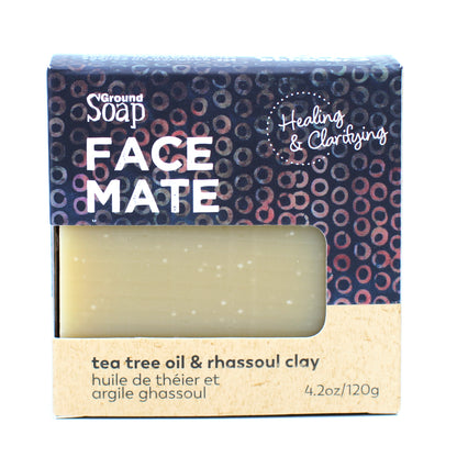 Face Mate - Teatree Oil & Rhassoul Clay - 120g Box